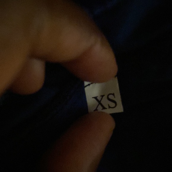 NWT Navy Silk Pajama Set - Picture 5 of 7